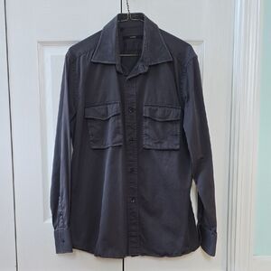 Gucci Charcoal Button-Up Shirt
